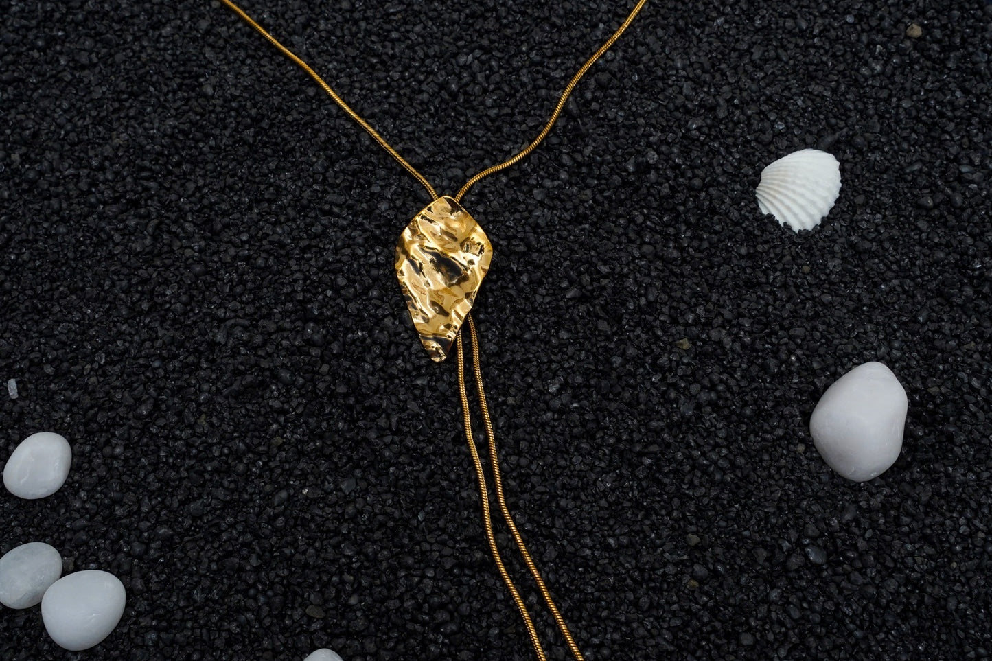 Aurelia Gold Plated Lariat Y Necklace