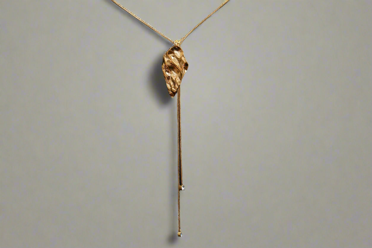 Aurelia Gold Plated Lariat Y Necklace