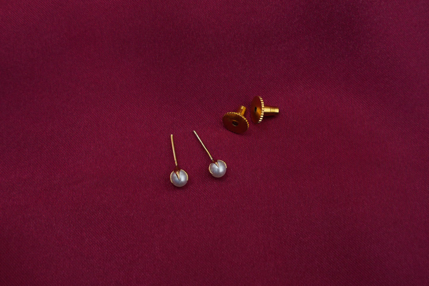 Velina Charm Pearl Studs