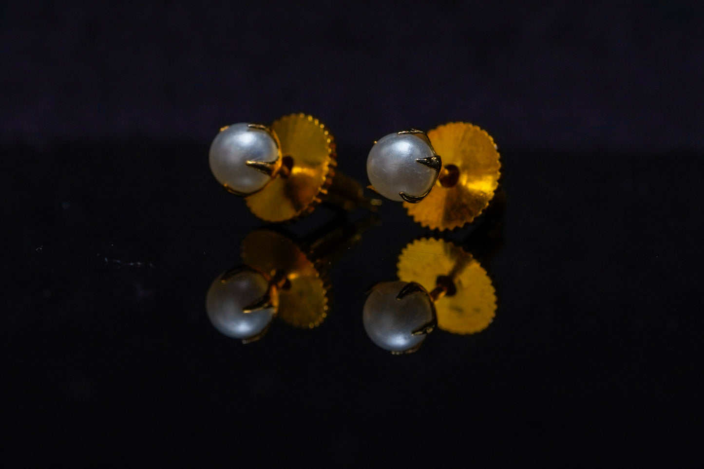 Velina Charm Pearl Studs