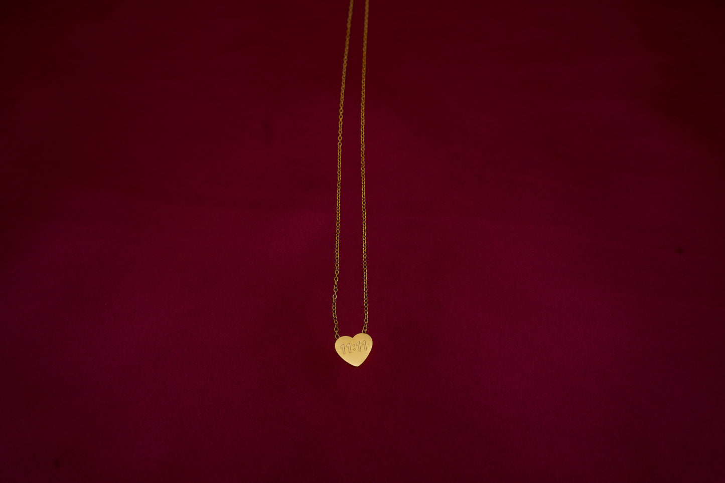 Angel Heart gold finish anti-tarnish necklace