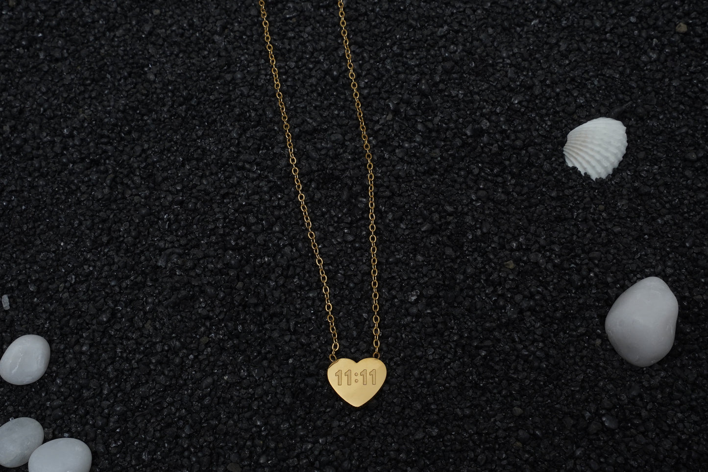 Angel Heart gold finish anti-tarnish necklace