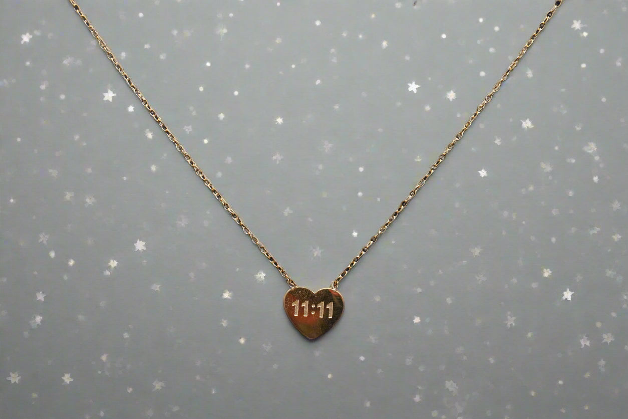 Angel Heart gold finish anti-tarnish necklace