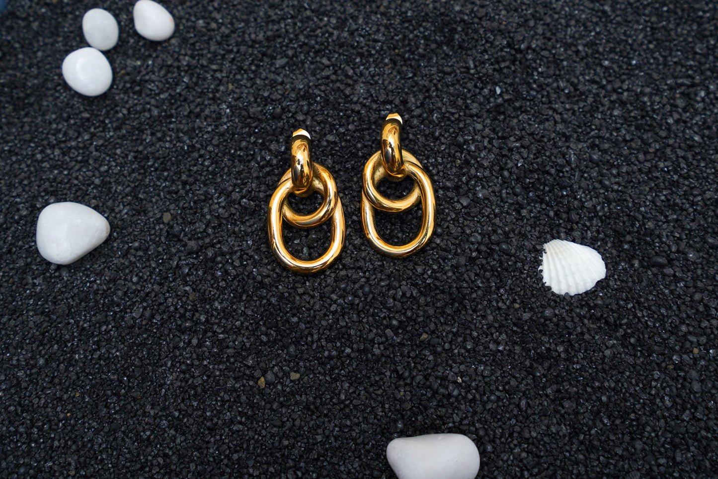 Arya Double Loop Earrings