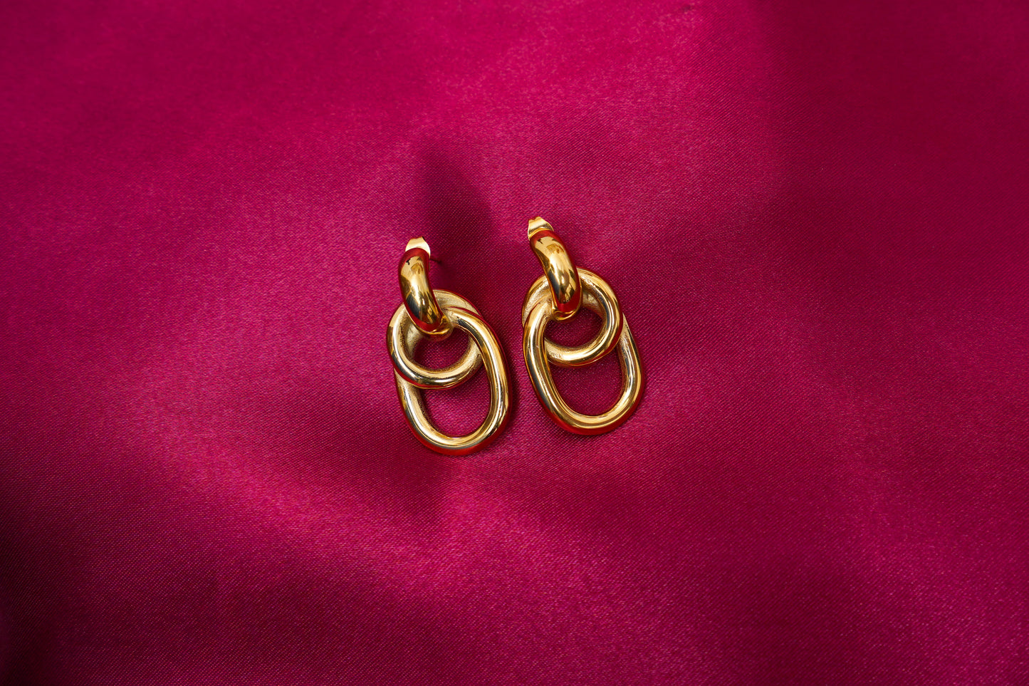 Arya Double Loop Earrings